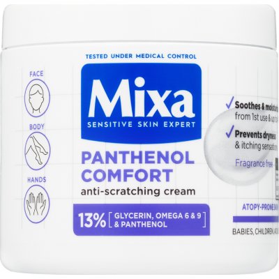 Mixa Panthenol Comfort Restoring Cream obnovující tělový krém pro pokožku se sklonem k atopii 400 ml – Hledejceny.cz