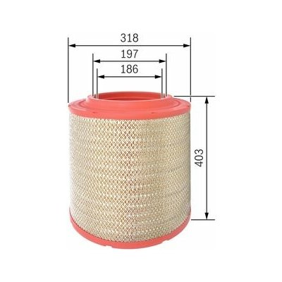 Vzduchový filtr BOSCH F 026 400 563 – Hledejceny.cz