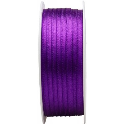 STUHA a. s. Dobruška Atlasová stuha 3 mm 103510 výrazná fialová 20 m – Zboží Dáma
