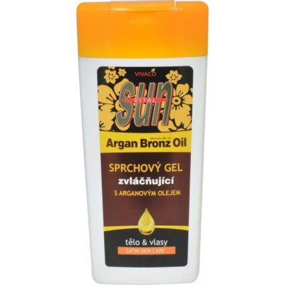Sun Vital zvláčňující sprchový gel s arganovým olejem 2v1 200 ml – Zboží Mobilmania