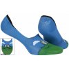 Pánské vzorované ponožky se silikonem Modrá