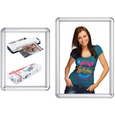 CLASSIC Kliprám s kulatými rohy 25 mm A2 59,4 x 42 cm – Hledejceny.cz