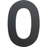 Číslo domovní č.0 75mm nerez ČER – Zboží Mobilmania