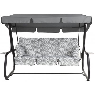 PATIO H039-06PB Rimini Black Edition s bočními stolky 448567 – Zboží Mobilmania