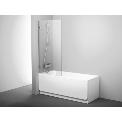 Ravak BVS1-80, 800 x 1500 mm, jednodílná pevná, transparent 7U840A00Z1 – Zboží Dáma