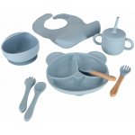 KIK Detské silikónové náčinie sada mätová 8 ks – Sleviste.cz