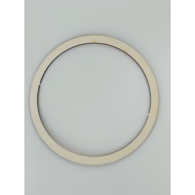 BRIMOON Macramé kruh prázdný dřevěný výřez Velikost: M – Zboží Mobilmania