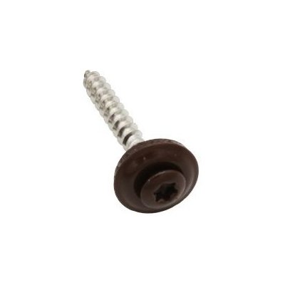 Vrut s podložkou 15 mm 4,5x35 mm RAL 8017 hnědá – Hledejceny.cz