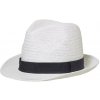 Klobouk Pánský letní klobouk MB6597 Bílá / černá