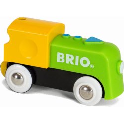 BRIO Baby moje první mašinka elektrická na baterie 9cm doplněk k vláčkodráze