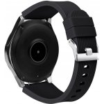 Eternico Essential Vertical Grain Silver Buckle universal Quick Release 22mm černý AET-SMQRVEG25B-22 – Zboží Živě