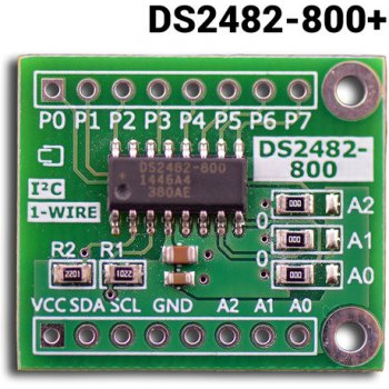 ClosedCube DS2482-800+ I2C na 8-Channel 1-Wire rozšiřující deska