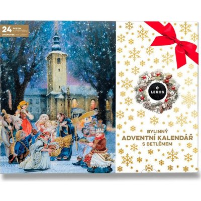 Leros Adventní kalendář s betlémem - dárková sada čajů 20 sáčků – Sleviste.cz