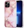 Pouzdro a kryt na mobilní telefon Apple PROTEMIO 42238 ART MARBLE Ochranný kryt Apple iPhone 13 Pro PINK