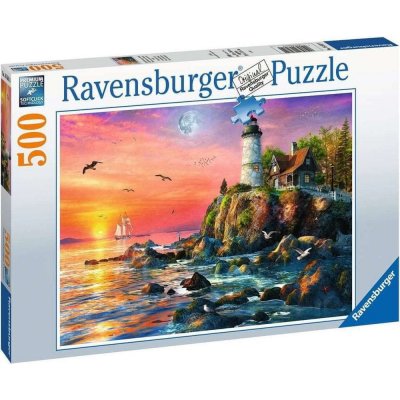 RAVENSBURGER Maják při západu slunce 500 dílků – Zbozi.Blesk.cz