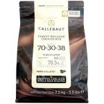 Callebaut Hořká čokoláda 70%, 70-30-38 NV, 2,5 kg – Zboží Mobilmania