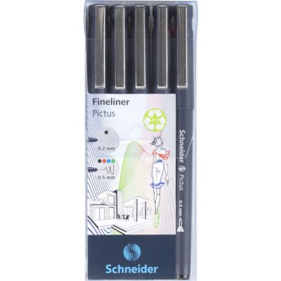 Schneider Liner Pictus 5 ks 197595 – Zboží Mobilmania