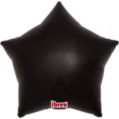 Balón Ibrex Hel hvězda 15 černá metalíza