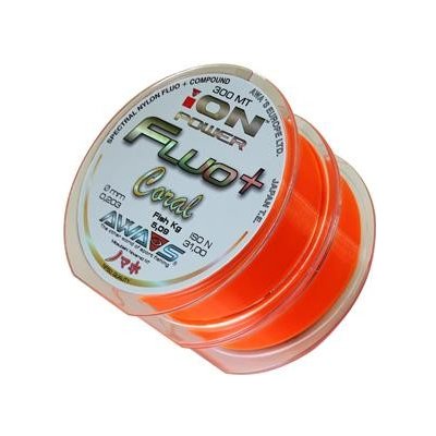 AWA-Shima Ion Power Fluo+ Coral 2x300m 0,181mm 4,5kg – Sleviste.cz