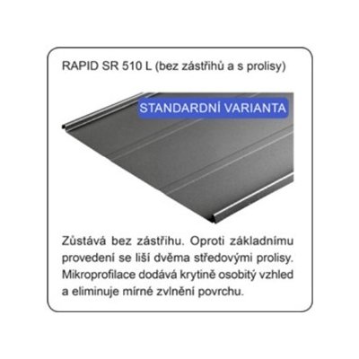 Satjam Rapid SR 510 L Purmat50 černá 1 m²