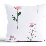 MKLuzkoviny.cz bavlna Renforcé Vlčí máky bílé 40 x 40 cm – Zbozi.Blesk.cz