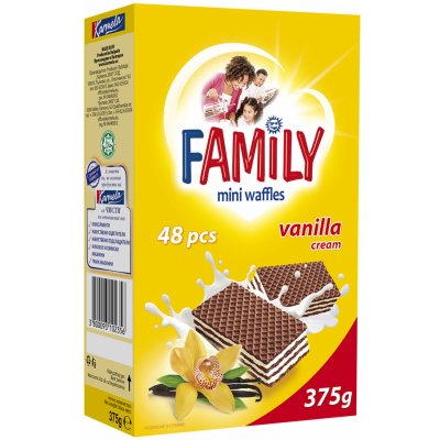Bulharsko Family mini oplatky vanilkové 375 g – Zboží Mobilmania