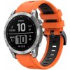 Řemínek k chytrým hodinkám PROTEMIO SPORTY Univerzální řemínek pro modely Garmin Instinct oranžový 61260