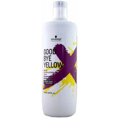 Schwarzkopf Good Bye Yellow Neutralizing Bonding Wash šampon 1000 ml – Zbozi.Blesk.cz