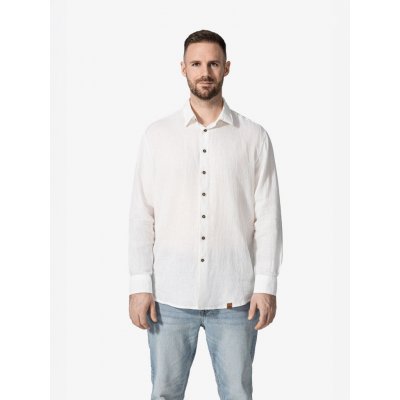Cityzenwear Capri pánská lněná košile bílá – Zbozi.Blesk.cz