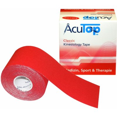 AcuTop kineziologický tejp červená 5 cm x 5 m – Zbozi.Blesk.cz
