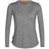 Dámské sportovní tričko Icebreaker merino Sphere II LS tee Metro Heather