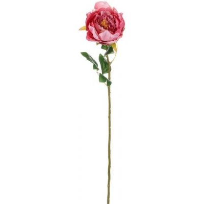 Umělá květina Pivoňka růžová, 11 x 70 x 11 cm – Zboží Mobilmania