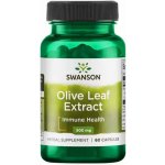 Swanson Olivové List Olive Leaf Extract 500 mg 60 kapslí – Hledejceny.cz