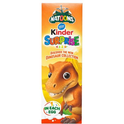 Kinder Surprise Natoons čokoládová vajíčka s překvapením 4 ks 80 g – Zboží Dáma