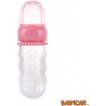 Canpol babies silikonová krmící síťka s nádobou růžová – Zboží Dáma