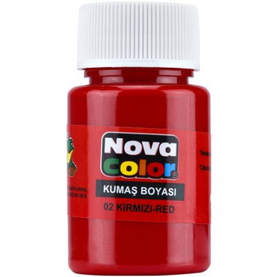 Novacolor barva na textil červená 30 ml NC-160 (081) 473098 – Zboží Dáma