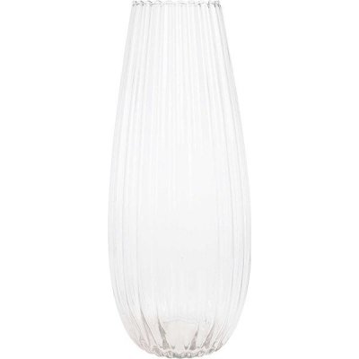 Home Styling Collection Úzká skleněná váza, průměr 20 × 50 cm – Zboží Dáma