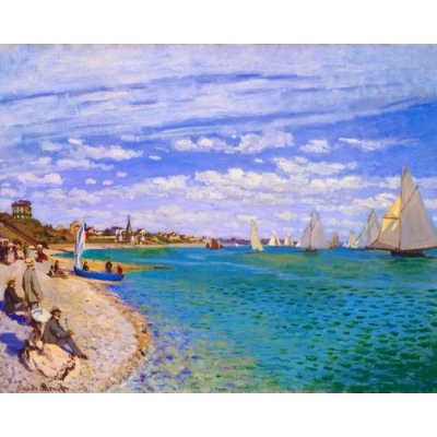 Figured ART Vyšívání křížkové sada Monet Regata v Sainte Adresse – Zboží Mobilmania