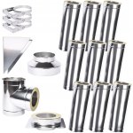 Solid izolovaný komín Slim Plus 0,5 200mm 9m – Zbozi.Blesk.cz