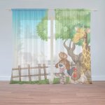 Sablio Záclony Zvířátka 2: 2ks 150x250cm – Zboží Mobilmania