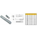 Satos Závěs k přivaření s kuličkou seřiditelný 100x14mm, čep 8mm – Hledejceny.cz