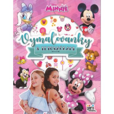 Vymaľovanky s tetovsčkami Minnie