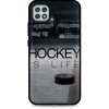 Pouzdro a kryt na mobilní telefon Samsung Pouzdro TopQ Samsung A22 5G silikon Hockey Is Life