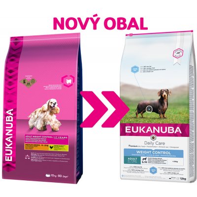 Eukanuba Adult Small & Medium Weight Control 3 kg