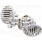 4CARS Fanfára / klakson 12V 2ks - s relátkem chromové – Sleviste.cz