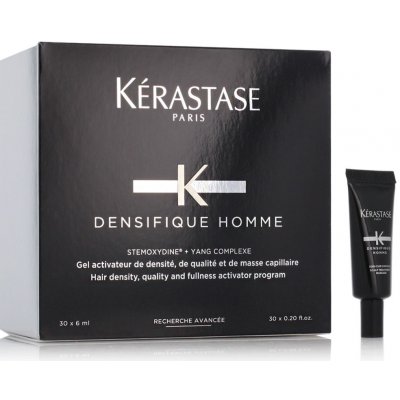 Kérastase Densifique Program Homme kúra pro hustotu řídnoucích vlasů s pánskou parfemací 30 x 6 ml – Zbozi.Blesk.cz