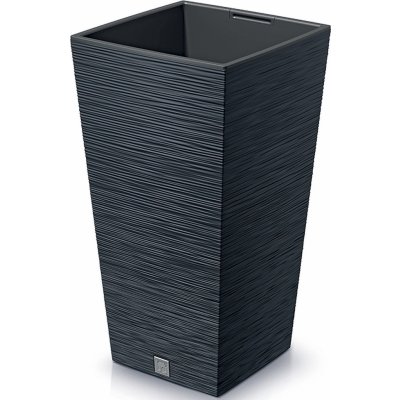 Prosperplast Květináč FURU SQUARE 26,5 cm antracit – Zboží Dáma