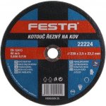 Festa Kotouč řezný na kov 230 x 2.5 x 22.2 mm – Zboží Mobilmania