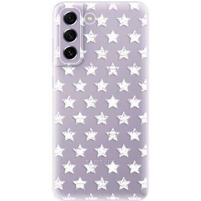 Pouzdro iSaprio - Stars Pattern - white Samsung Galaxy S21 FE 5G