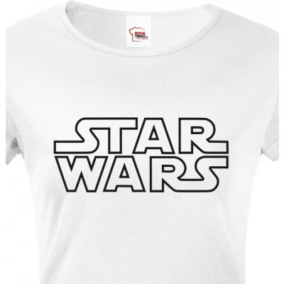 Dámské tričko Star Wars Bílá – Zboží Mobilmania